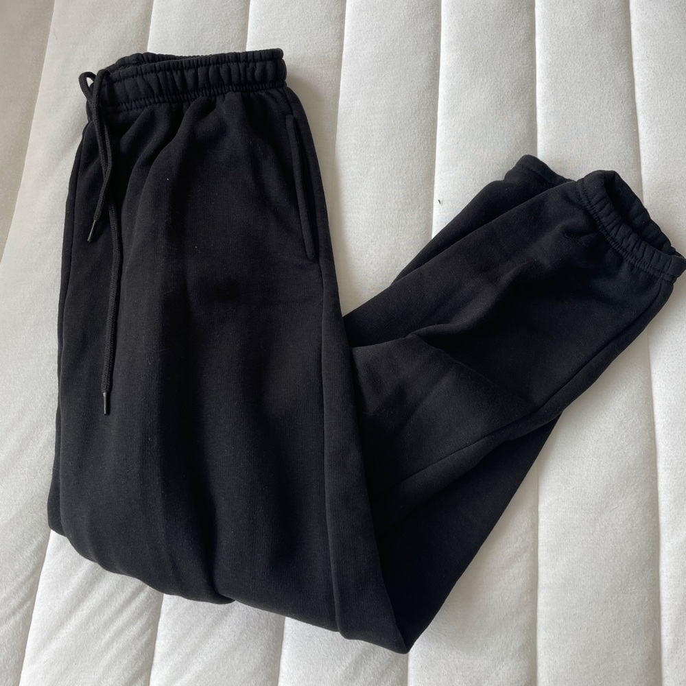 TWO Pairs of Sweatpants. Black & Grey. Purchased from Pretty Little Thing.